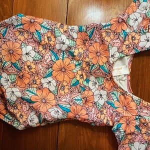 Colorful floral swimsuit